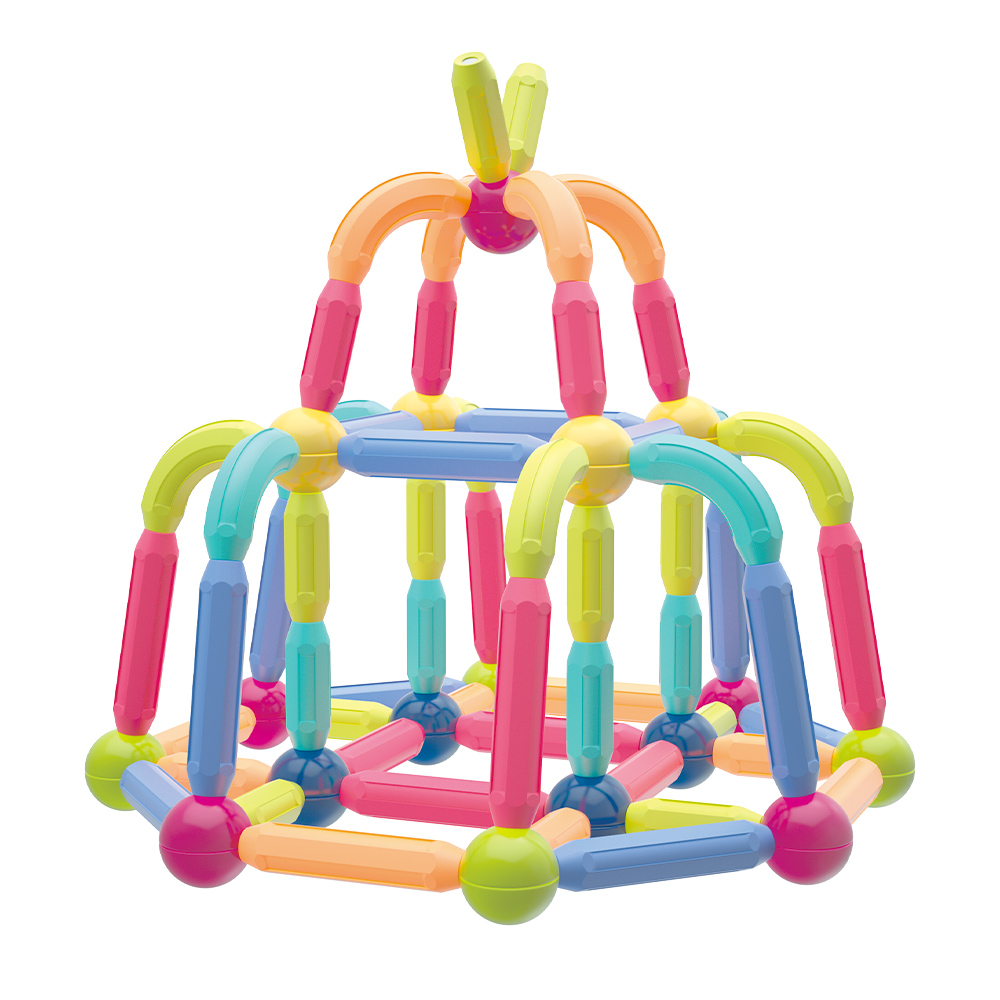 Educational Magnetic Building Blocks Set -Toy for Kids Age 3+