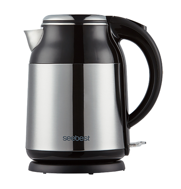 Layer Anti - Scalding Electric Kettle: 304 Stainless Steel Liner, One - Click Lid, Safe with Triple Power - Off Protection
