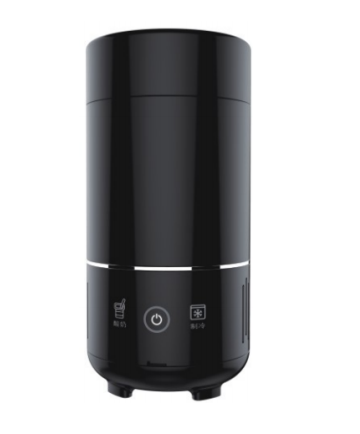 Compact Black Electric Yogurt Maker - Effortless Homemade Yogurt with Precise Temperature Control