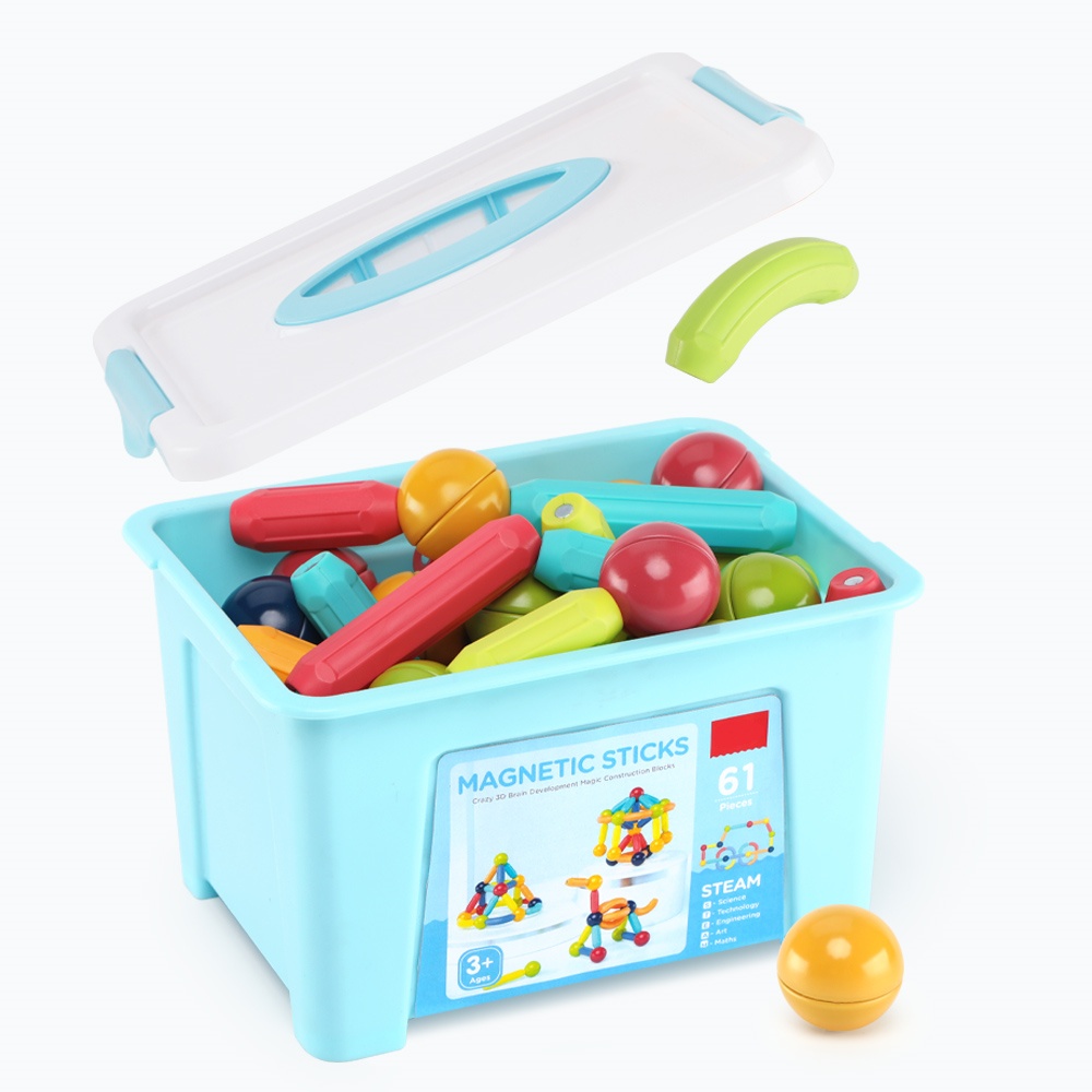 Educational Magnetic Building Blocks Set -Toy for Kids Age 3+