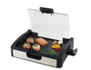 Versatile Electric Grill with Glass Lid - Perfect for Grilling Meat, Vegetables & More