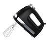 Glossy Black Hand Mixer - High-Performance Electric Handheld Mixer with Durable Beaters for Effortless Mixing
