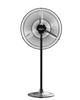 Swing Fan: Left - Right Swing, Tilt Adjustment, Metal Aluminum Blades for Strong Airflow, Copper - Wire Double - Ball - Bearing Motor with Auto High - Temp Protection