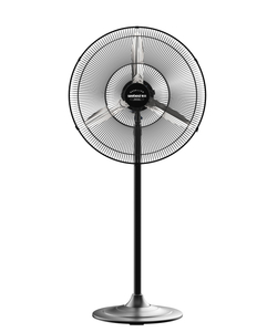Swing Fan: Left - Right Swing, Tilt Adjustment, Metal Aluminum Blades for Strong Airflow, Copper - Wire Double - Ball - Bearing Motor with Auto High - Temp Protection