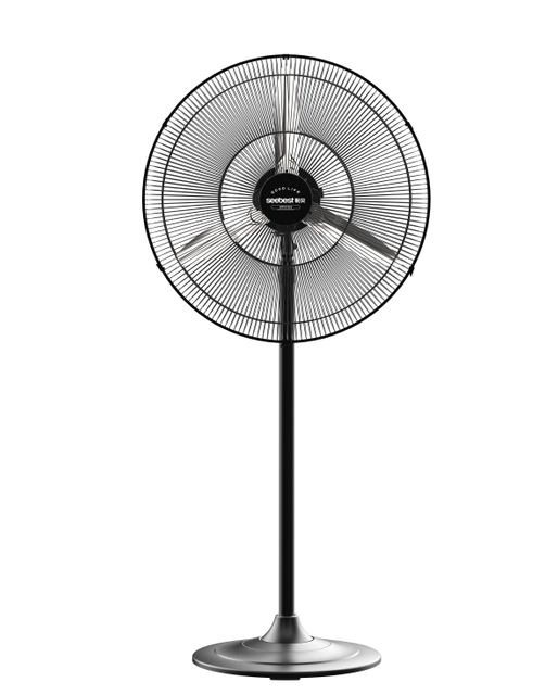 Swing Fan: Left - Right Swing, Tilt Adjustment, Metal Aluminum Blades for Strong Airflow, Copper - Wire Double - Ball - Bearing Motor with Auto High - Temp Protection