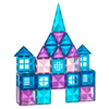 Starshine 102PCS Magnetic Tiles Set - 3D Transparent Castle Building Blocks, STEM Educational Construction Toy for Kids Creativity & Learning