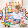Starshine 100PCS Magnetic Tiles Set - Colorful 3D Geometric Magnetic Building Blocks for Creative STEM Construction & Learning