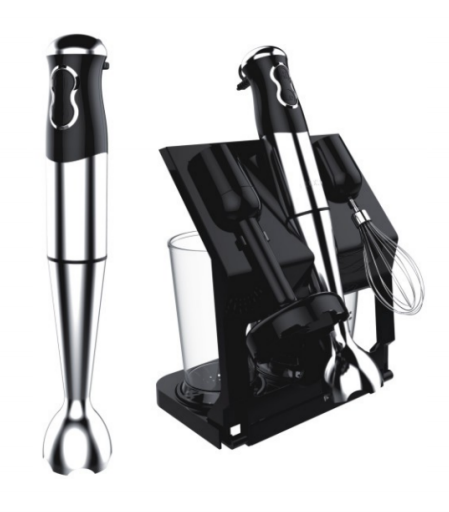 Complete Hand Blender Set - Multi-Functional Immersion Blender with Attachments for Mixing, Whisking & Chopping