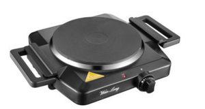 Handy Single Solid Hot Plate with Handle: Fast Heating & Safe Operation for Kitchen Convenience