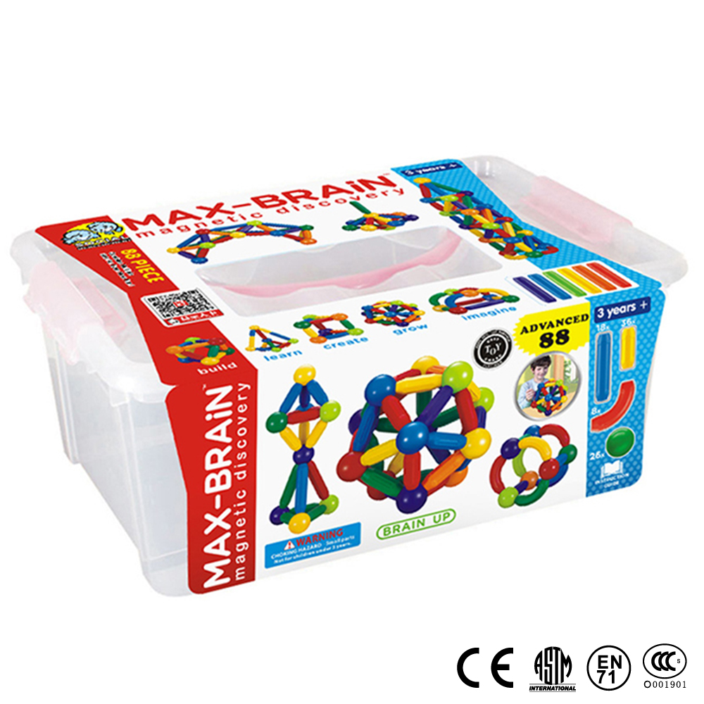 Educational Magnetic Building Blocks Set -Toy for Kids Age 3+