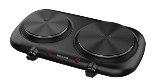 Efficient Dual - Head Solid Hot Plate: Even Heat Distribution & Adjustable Temperature for Versatile Cooking