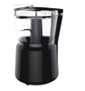 Sleek Black 3-Cup Chopper - Powerful Mini Food Processor with 3-Cup Capacity for Efficient Chopping & Pureeing