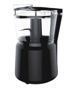 Sleek Black 3-Cup Chopper - Powerful Mini Food Processor with 3-Cup Capacity for Efficient Chopping & Pureeing