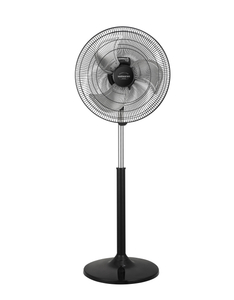  Adjustable Height Floor Fan: Metal Aluminum 3 - Blades, Oscillating & Tilt - Adjustable, with Reliable Copper - Wire Motor