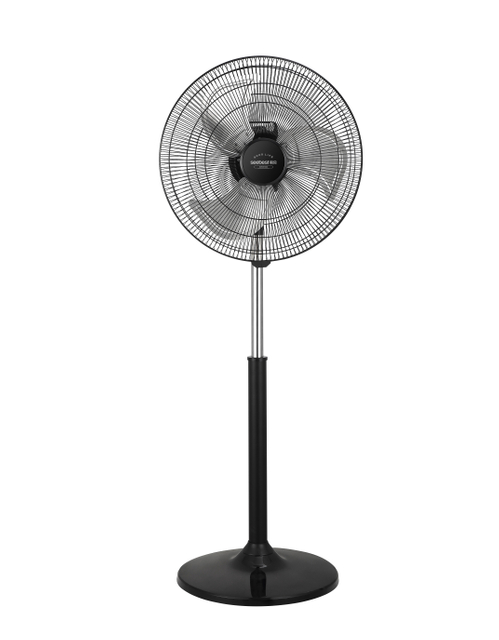  Adjustable Height Floor Fan: Metal Aluminum 3 - Blades, Oscillating & Tilt - Adjustable, with Reliable Copper - Wire Motor