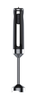 Sleek Black Hand Blender - Professional-Grade Immersion Blender with Durable Construction for Efficient Blending