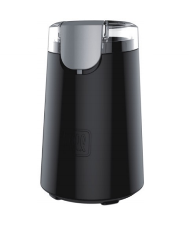 Sleek Black Coffee Grinder - Compact Electric Coffee Chopper with Precision Grinding for Fresh Coffee Beans
